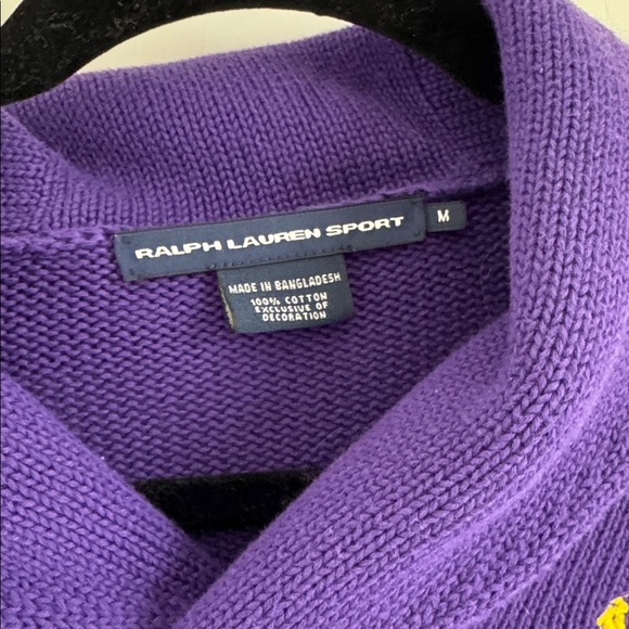 LAUREN RALPH LAUREN PURPLE PULLOVER SWEATER WOMENS SIZE Med 0184 - Picture 3 of 8